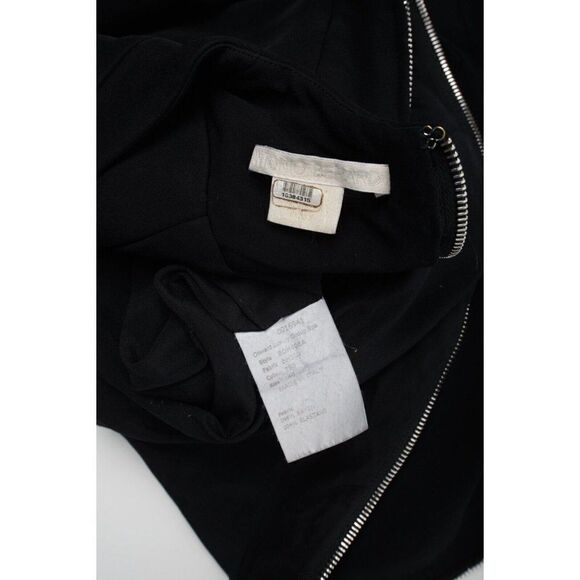 Antonio Berardi Womens Midi Cocktail Dress Black Sz 40 US 4 XS Fitted Pencil - Picture 6 of 6